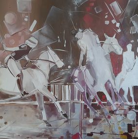 Peinture, Cavaliers blancs, Céline Dabot