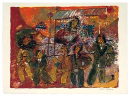 Print, Untitled, from The Song of Songs of King Solomon (hand signed lithograph), Théo Tobiasse
