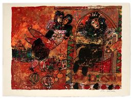 Print, Untitled, from The Song of Songs of King Solomon (hand signed lithograph), Théo Tobiasse