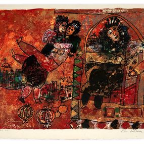 Print, Untitled, from The Song of Songs of King Solomon (hand signed lithograph), Théo Tobiasse