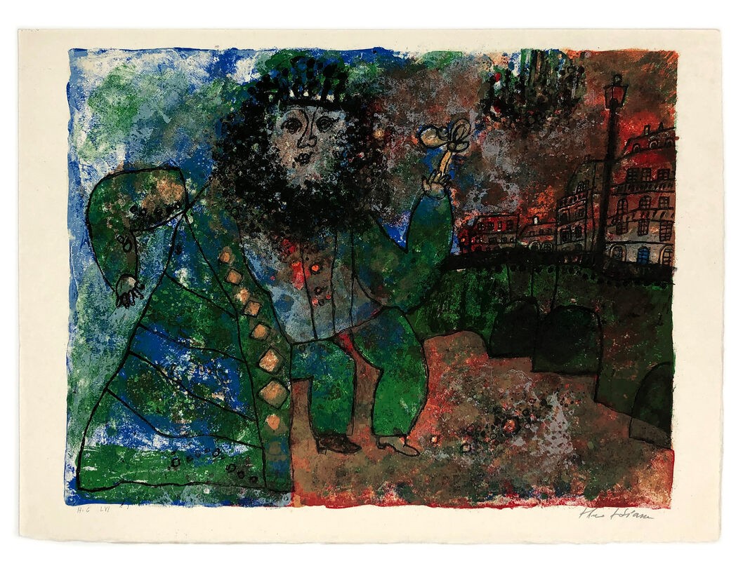 Théo Tobiasse, Untitled, from The Song of Songs of King Solomon (hand signed lithograph) Théo Tobiasse, Untitled, from The Song of Songs of King Solomon (hand signed lithograph)