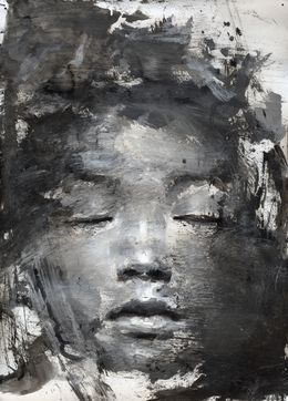 Peinture, Portrait #50. From the Portraits series, Luigi Christopher Veggetti Kanku