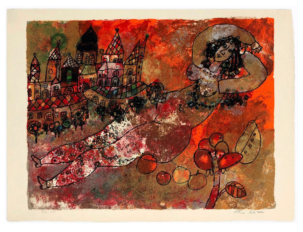 Théo Tobiasse, Untitled, from The Song of Songs of King Solomon (hand signed lithograph) Théo Tobiasse, Untitled, from The Song of Songs of King Solomon (hand signed lithograph)