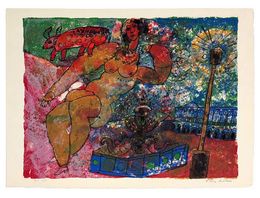 Édition, Untitled, from The Song of Songs of King Solomon (hand signed lithograph), Théo Tobiasse