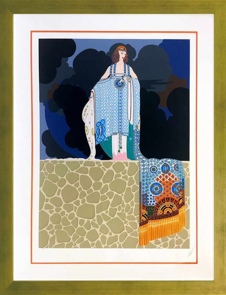 Erte Tirtoff, Mary Garden (framed signed embossed serigraph with foil stamping) Erte Tirtoff, Mary Garden (framed signed embossed serigraph with foil stamping)