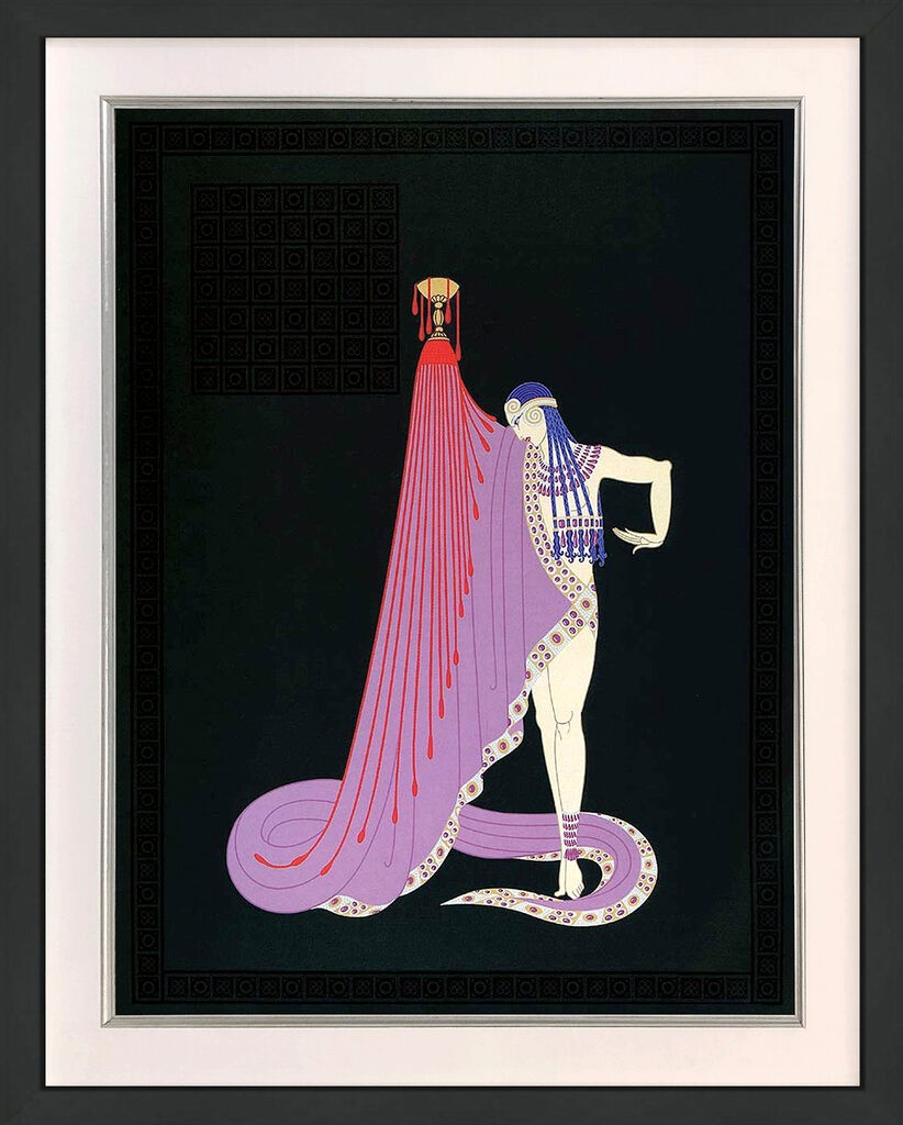 Erte Tirtoff, The Slave (framed signed embossed serigraph with foil stamping) Erte Tirtoff, The Slave (framed signed embossed serigraph with foil stamping)