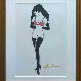 Fine Art Drawings, Femlin (original drawing on paper), LeRoy Neiman