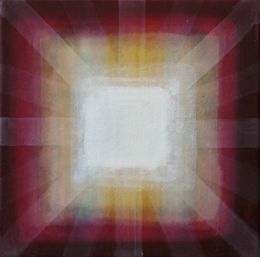 Peinture, Cosmos 077 APB-24 - Abstraction géométrique colorée, Aléxandre LI Suntta