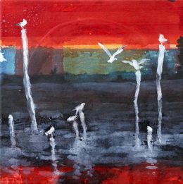 Peinture, En Vendée 047 APT-24 - Silhouette stylisée, Aléxandre LI Suntta