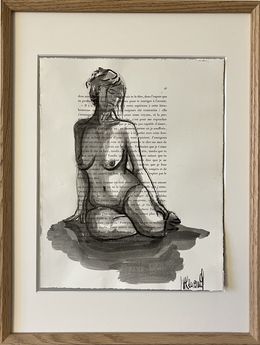 Gemälde, Pensive Série Tolla #5, Marie Renaud