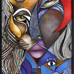 Peinture, Tekoa - Territoires habités, relation homme animal, Isaure