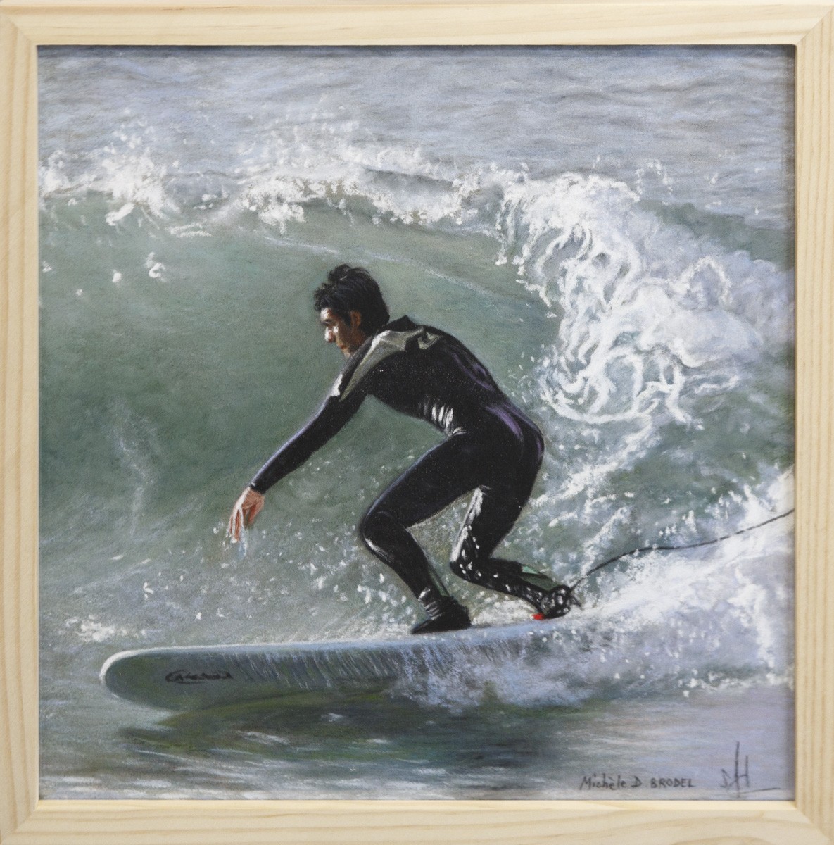 Michèle Duretête-Brodel, Sur la Vague - Série surfeur Michèle Duretête-Brodel, Sur la Vague - Série surfeur