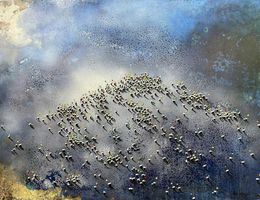 Painting, Izarrak Bilatzen Dituztenak (Those who seek the stars), Alberto Letamendi