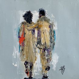 Gemälde, Enlacés, Christian Raffin