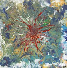 Painting, Hybride - Acrylique pouring, Marc Ivart dit MIV