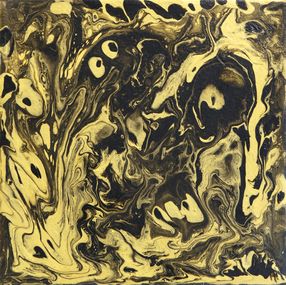 Gemälde, Je vous vois - Acrylique pouring, Marc Ivart dit MIV