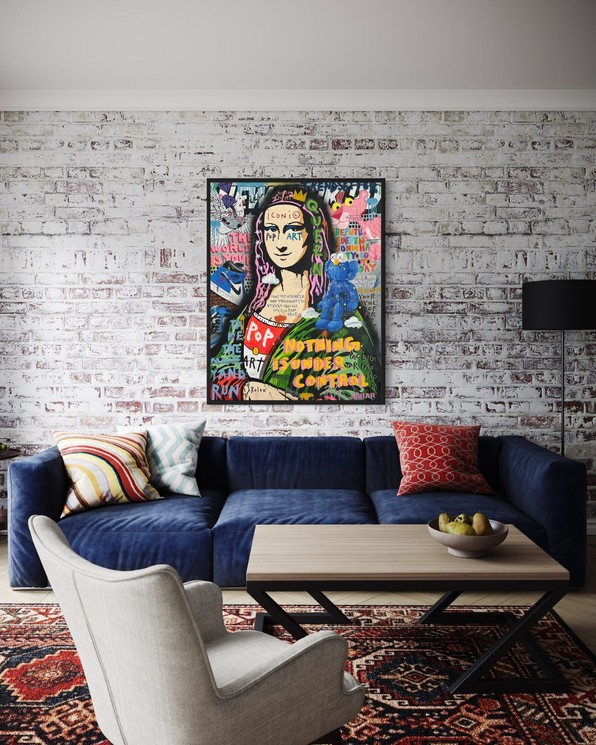 ▷ Mona With Kaws by Jisbar, 2024 | Painting | Artsper ▷ Mona With Kaws by Jisbar, 2024 | Painting | Artsper