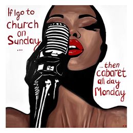 Print, If I Go to Church…, Kristina Mallen