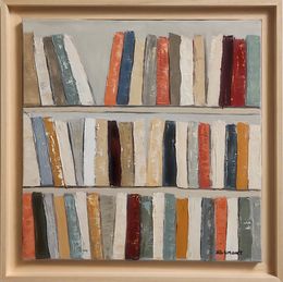 Painting, French library, Sophie Dumont