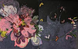 Painting, Eclosion II, Albane de Saint Remy
