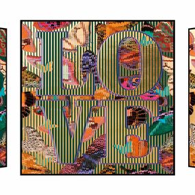 Painting, Les papillons d'automne, Patrick Rubinstein