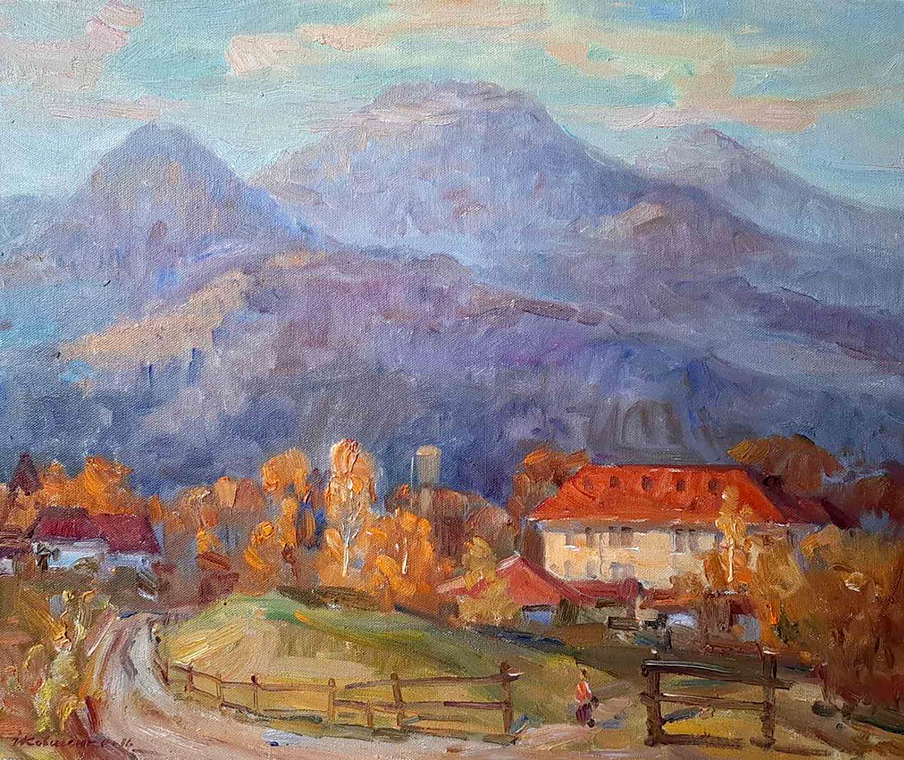 Kovalenko Ivan, Village in the mountains Kovalenko Ivan, Village in the mountains
