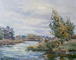 Painting, Forest pond, Kovalenko Ivan