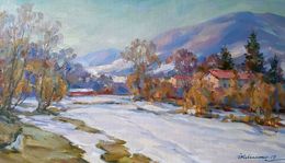 Painting, Life in the mountains, Kovalenko Ivan