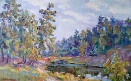 Painting, Forest park, Kovalenko Ivan