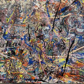 Painting, Aloha et vive les fleurs (1), Seb Paul Michel