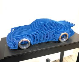Sculpture, 911 Miami blue, Jean François Piecourt