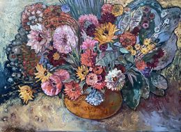 Painting, Bizarre bouquet, Nadezda Stupina