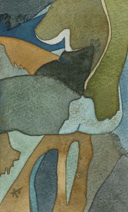 Painting, Abstrait nu N°31, Aurélie Trabaud