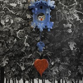 Gemälde, Birds, Christian Silvain