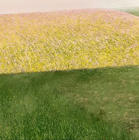 Peinture, Printemps rose, Benoît Trimborn