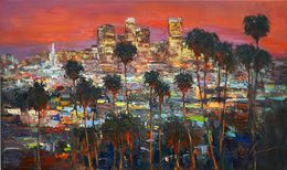 Painting, Twilight in Los Angeles, Serhii Cherniakovskyi