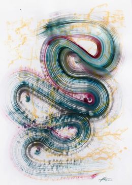 Painting, Snake Energy (Metaphysics series), Menkiv Anatoliy