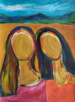 Painting, Bound by strength, we stand united, Natalya Mougenot