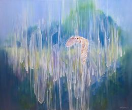 Gemälde, The Owls Symphony, Gill Bustamante