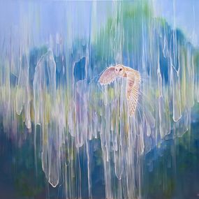 Gemälde, The Owls Symphony, Gill Bustamante