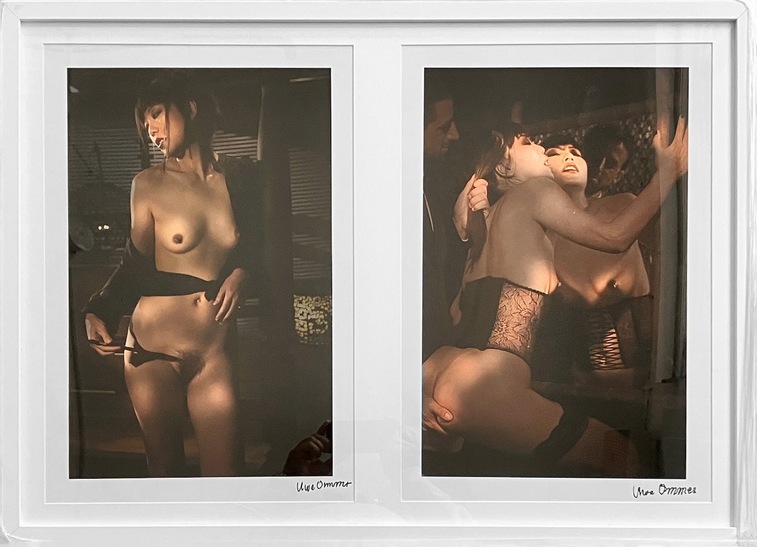 Uwe Ommer, Set of 2 Aventure d'une libertine Photographs. From The Secret Album Series Uwe Ommer, Set of 2 Aventure d'une libertine Photographs. From The Secret Album Series