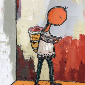 Gemälde, Porteur de cœurs, Max Rovira
