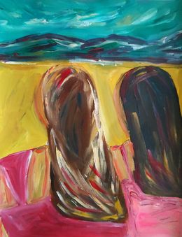 Painting, Two halves, one soul, Natalya Mougenot