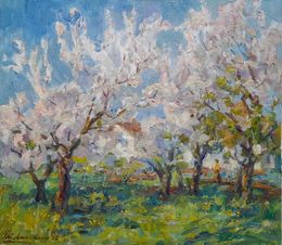 Painting, Morning Garden, Kovalenko Ivan