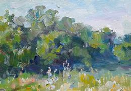 Gemälde, Walk in the woods, Kovalenko Ivan