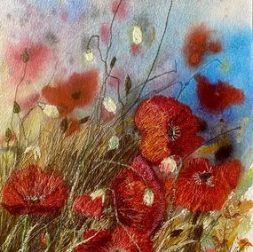 Gemälde, Poppy peace, Ann Dunbar