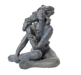 Sculpture, Cachou - Sculpture portrait et corps de femme, Gary Sculpteur