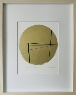 Painting, Cathédrale - Jeu de lignes, Marie-Odile Wagner
