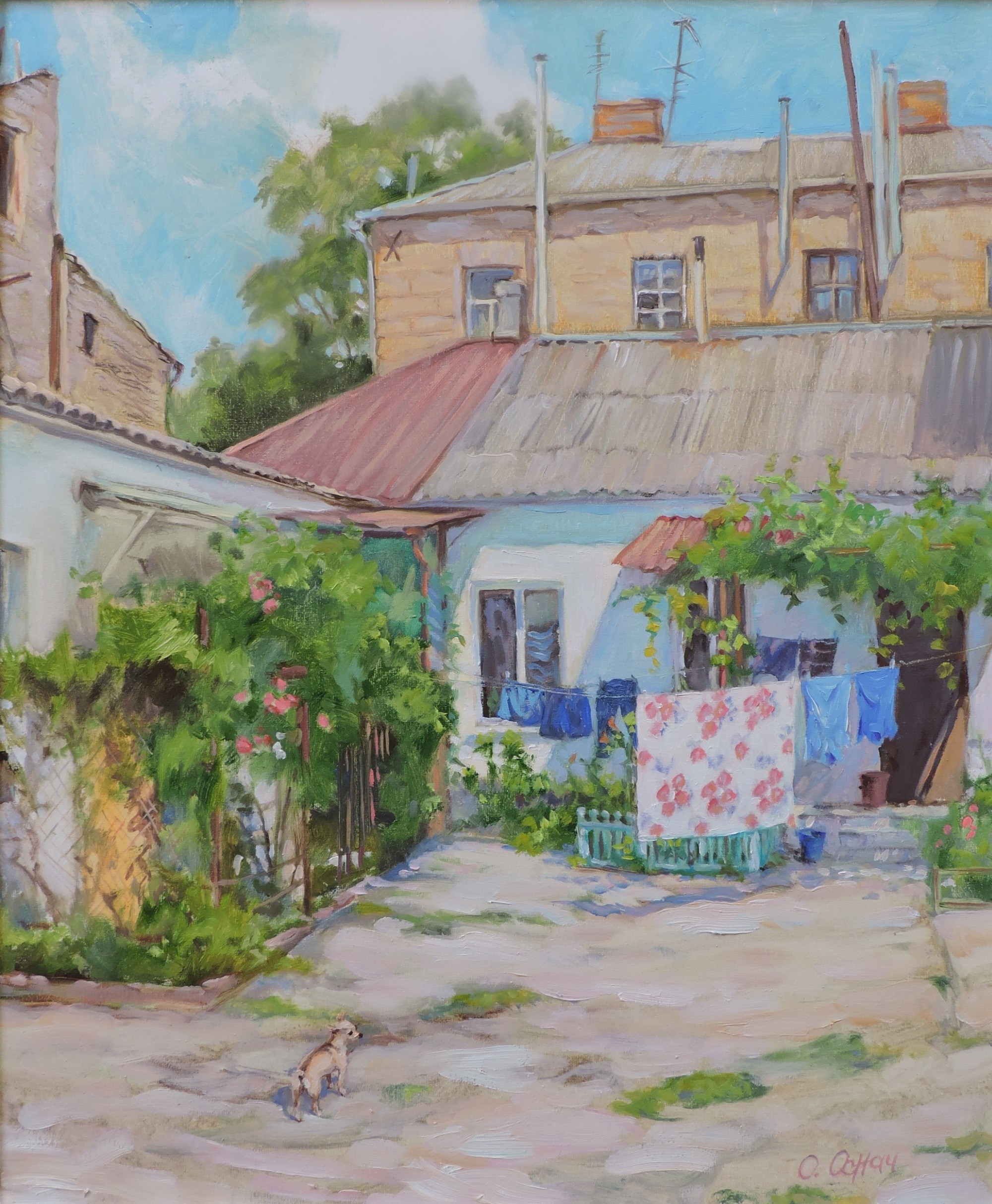Procach Olesia, Morning in a small town Procach Olesia, Morning in a small town