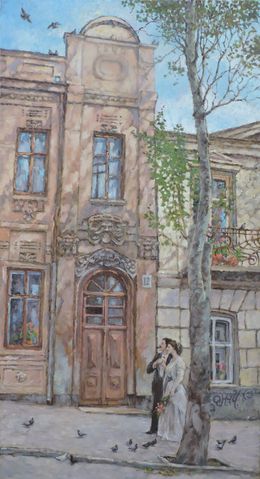 Painting, Dream City, Procach Olesia